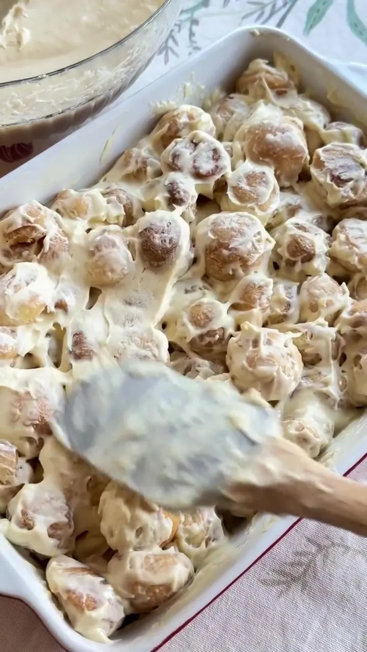 Mini Profiteroles with Maple Pastry Cream and Chocolate - simply feasting